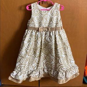 Gold Swirl dress